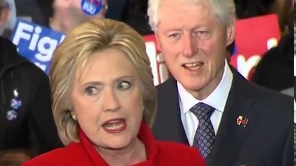 Hillary and Bill Clinton on the campaign trail for the 2016 Presidential Race. CC by Jonathan Mann