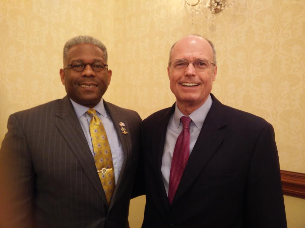 Allen West, Executive Director & Vice Chairman of the Board of Directors, with Richard Bowen.