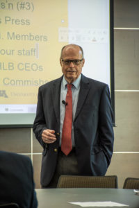 Image: Richard M. Bowen speaking at fraud conference
