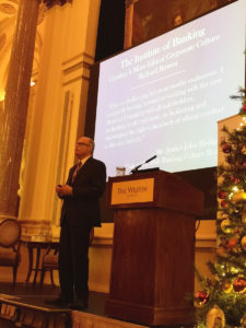 Picture of Richard M. Bowen speaking at the Institute of Banking Certified Bank Director Conference