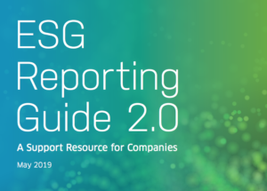 Screenshot of NASDAQ's ESG Reporting Guid 2.0 cover